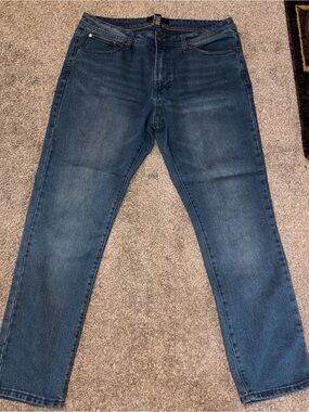 Classic Straight Men’s Jeans in Dark Blue